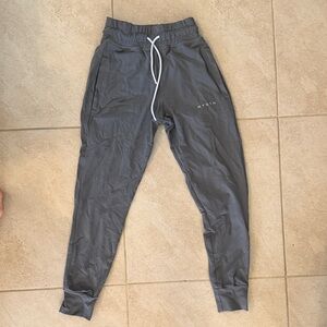 NVGTN Women's Charcoal Jogger Pants with White Drawstring